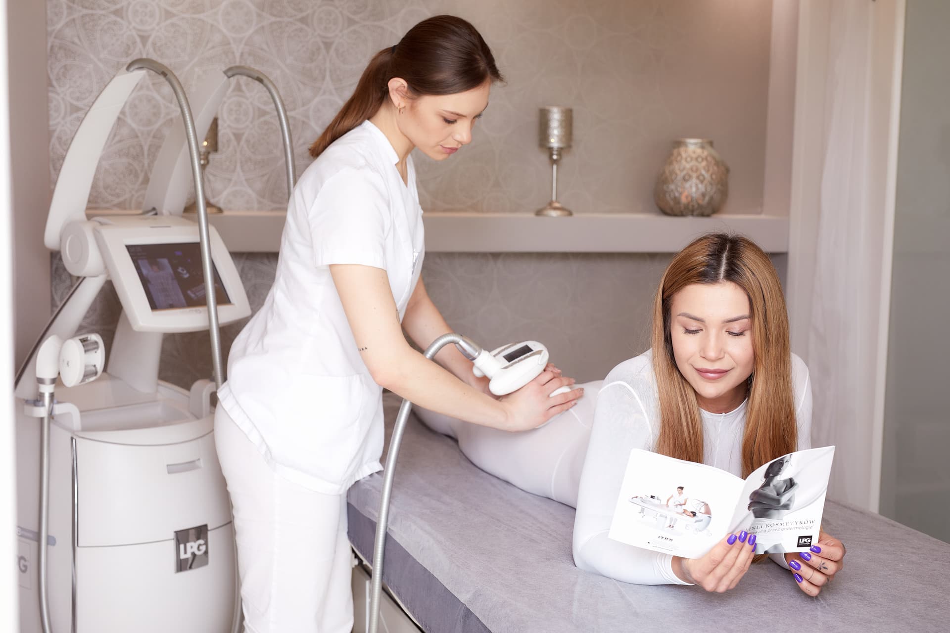 Efekt endermologii LPG — ujędrnienie i modelowanie