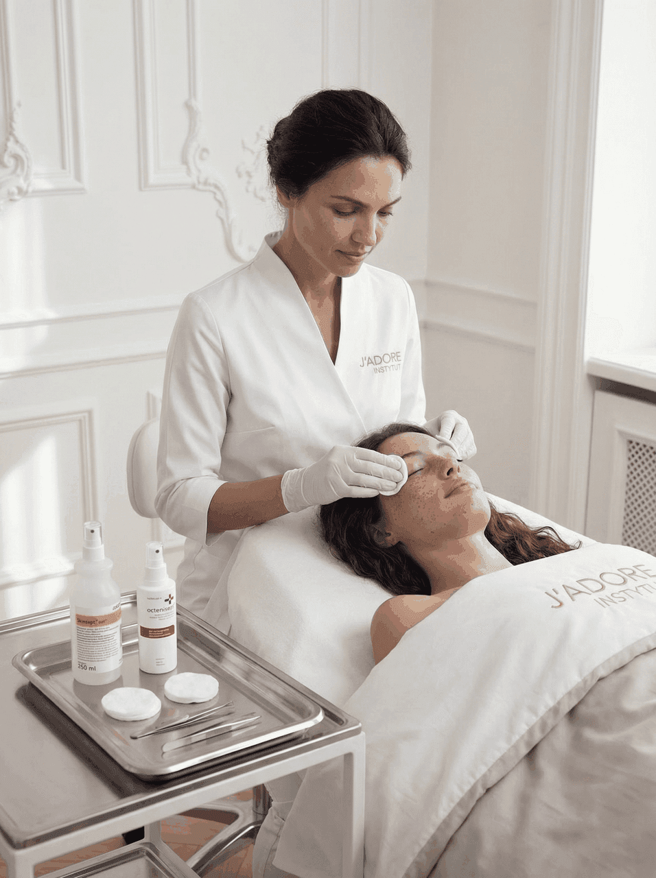 Karboksyterapia okolic oka — redukcja cieni i obrzęków J'ADORE