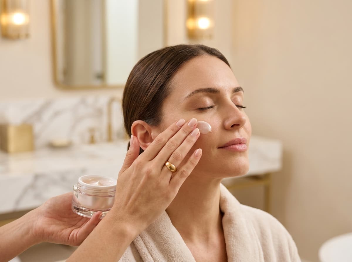 Zabiegi anti-aging — aplikacja serum