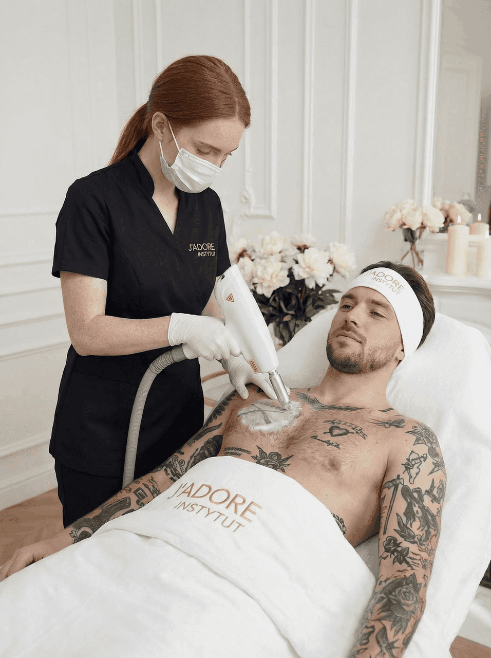 Usuwanie tatuazu — efekt w J'ADORE Instytut